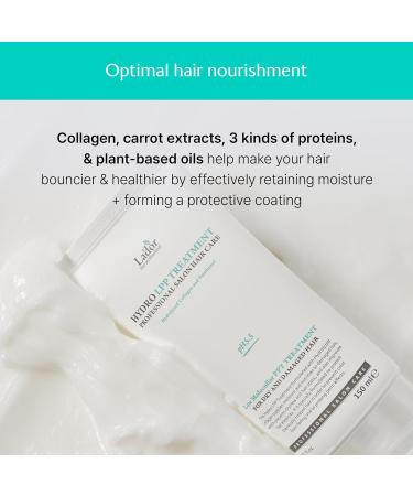 Lador Hydro LPP Treatment 2x150ml - Collagen & Keratin Hair Treatment for Very Dry Damaged Hair | Silicone-Free Repair Solutions - Buy Online on GoSupps.com