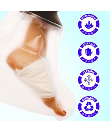 Sealcuff Waterproof Cast Protector for Shower - Adult Foot - Watertight Seal - Buy Online on GoSupps.com