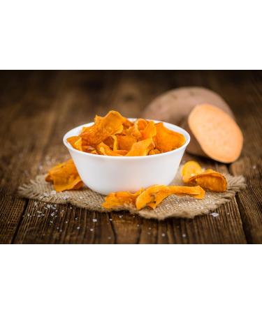  TASTY POTT Tasty Pott Organic Sweet Potato Chips I Vegan Snack I Potato Chips I Crunchy Sweetpotato I Potato I Vegetable Snack I Salad Topping I In a Bag 200g - Buy Online on GoSupps.com