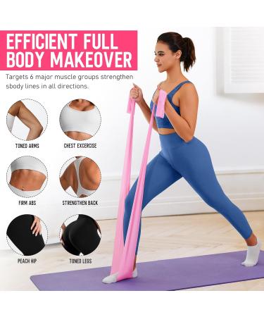 WALITO 4.9FT Resistance Bands - Versatile Workout & Therapy Bands for Home Gym Strength Training Pilates and Recovery - Ideal for Men & Women - Buy Online on GoSupps.com