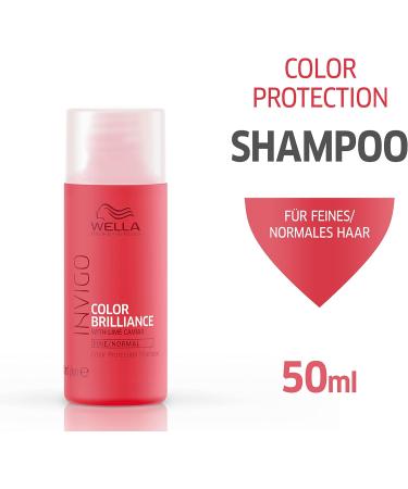 WELLA Professionals Invigo Color Brilliance Shampoo for Fine/Normal Hair 50 ml - Buy Online on GoSupps.com