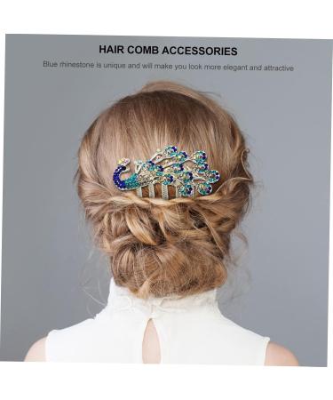 Beatifufu Diamond Phoenix Hair Comb Peacock Hair Comb Bridal Headpiece Rhinestone Clip Accessories Winter Party Hair Comb Flower Girl Hair Clip Hair Accessories Wedding Headdress Combs Alloy - Buy Online on GoSupps.com