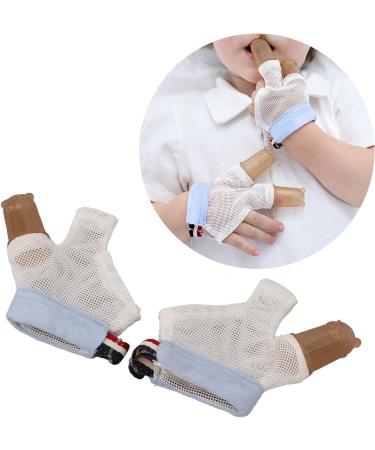 Breathable Anti Finger Sucking Gloves for Babies - Blue - Buy Online on GoSupps.com