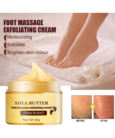 Foot Massage Exfoliating Foot Care Moisturizing Anti Dry And Peeling Chapped Foot Clean And Delicate Foot Shea Butter Natural Extract Athletes Foot (A One Size) 1 count (Pack of 1) A - Buy Online on GoSupps.com
