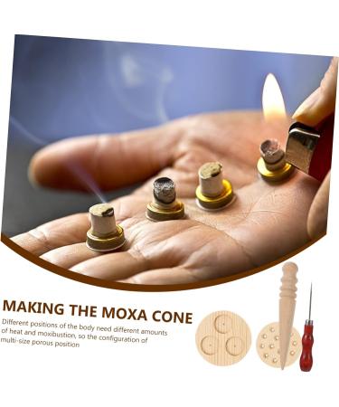 Buy Hapinary Moxa Rod Set | Premium Shape Wood Moxa for DIY & Moxibustion Accessories - International Shipping - Buy Online on GoSupps.com