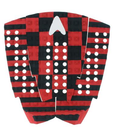Astrodeck Christian Fletcher CF007 Black/Red Surfboard Traction Pad