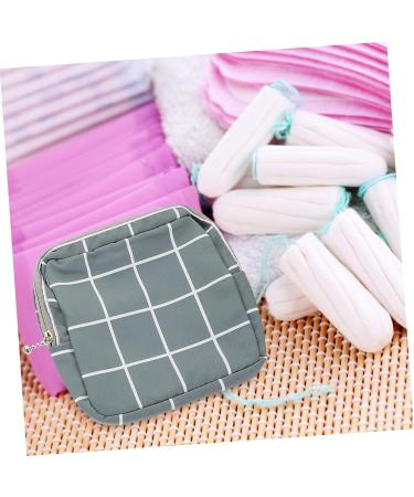 Adocarn Reusable Menstruation Pads Wallet - 4 Eco-Friendly Cotton Holders for Outdoor Trips - Delightful Green & Mint Care - Buy Online on GoSupps.com