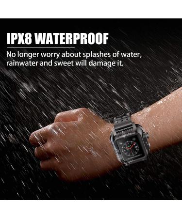OWKEY Waterproof Apple Watch Case 42mm Series 3 with Multi-Size Bands | Built-in Screen Protector | Full Body Rugged Protection | Anti-Scratch & Shock Proof Case | 42mm Apple Watch - Buy Online on GoSupps.com