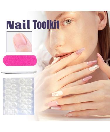 Cat Eye False Nails - Medium Almond Dark Green Design | 24 Pcs Reusable Glossy Press-On & Glue-On Artificial Acrylic Nails for Women - Buy Online on GoSupps.com