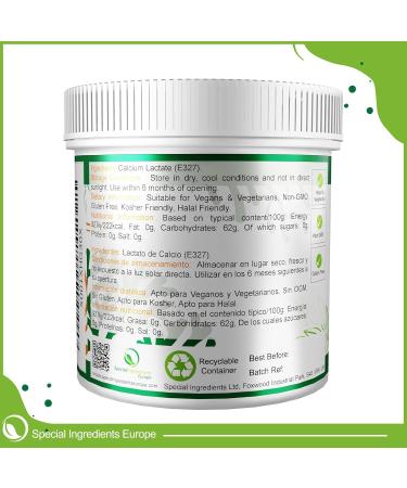 Special Ingredients Calcium Lactate - 250g - Top Quality - Buy Online on GoSupps.com