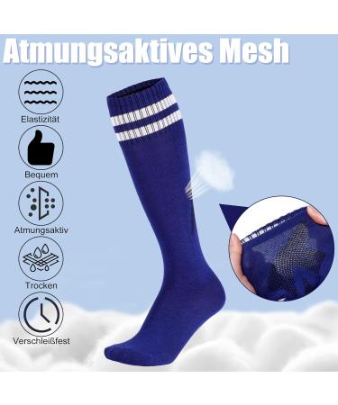 Yamitora 3 Pair Children's Football Socks (Ages 5-12) - Breathable Long Sports Socks for Football Basketball Tennis & Cheerleading - Buy Online on GoSupps.com