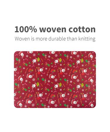 Babygoal Christmas Play Playard Sheets for Boys & Girls 100% Organic Cotton  2 Pack 27"x39"x4" 2CYXW22-B Cotton-Christmas Playard Sheet/Mini Crib Sheet - Buy Online on GoSupps.com