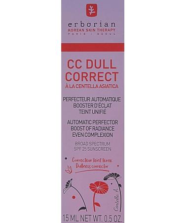 Erborian CC Dull Correct with Centella Asiatica - Korean Skincare & Makeup Cream SPF 25 - Radiance Boosting & Soothing Effects - 15 ml - Buy Online on GoSupps.com