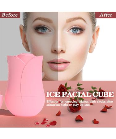 Face Ice Roller - Small Ice Cube Roller - Silicone Ice Face Roller Cube Ice Roller for Face and Eye Facial Beauty Ice Roller Skin Care Tools Pink - Buy Online on GoSupps.com