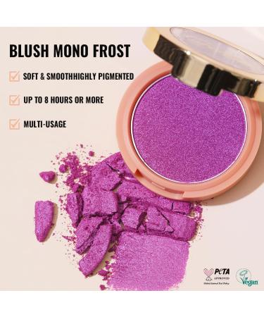 Oulac Rouge Powder Blush - Vegan Highly Pigmented Durable Gentle Shimmer | 1 Pack F13 Carnival (Purple Cactus Flower) - International Shipping Available - Buy Online on GoSupps.com
