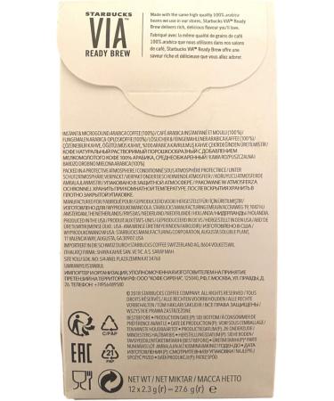  Starbucks VIA Starbucks VIA Colombian Roast 12 packs - Buy Online on GoSupps.com