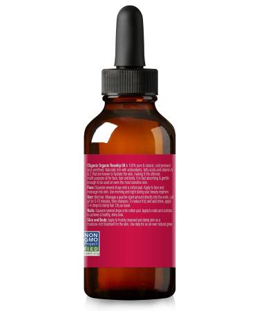 Cliganic USDA Organic Rosehip Seed Oil for Face - 100% Pure & Natural - Cold Pressed, Unrefined, Non-GMO - Carrier Oil for Skin, Hair & Nails - Buy Online on GoSupps.com