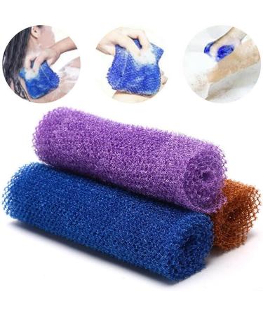 Shower Scrubber African Net Sponge Removes Dirt and Oil Improves Skin Elasticity Great for Friends and Family 65cm/25 5in*20cm/7 87in(Coffee) - Buy Online on GoSupps.com