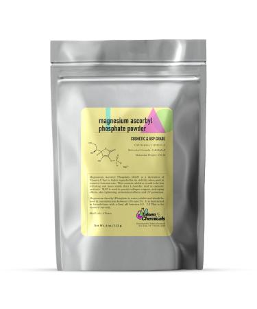 Magnesium Ascorbyl Phosphate Powder Magnesium Ascorbyl Phosphate Stable Vitamin C Magnesium Ascorbyl Phosphate MAP Powder for DIY Skincare Products Talsen Chemicals (4 Ounce / 113 Grams)