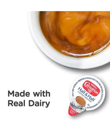 Nestle Carnation Coffee Creamer Half & Half - 360 Count, No Refrigeration, Real Dairy - Buy Online on GoSupps.com