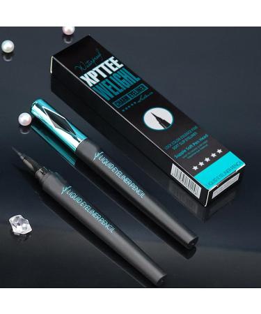 Waterproof Eyeliner | Skin-Friendly Eyeliner Pencils For Women | 4d Smooth Waterproof And Oil-proof Non-smudge Cool Black Quick-drying Liquid Eyeliner For Women Girls - Buy Online on GoSupps.com