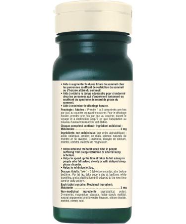 Adrien Gagnon - Melatonin 3 mg - 100 Tablets - Buy Online on GoSupps.com