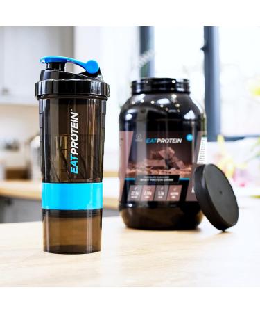 EatProtein 500ml Protein Shaker Bottle - 2 Detachable Powder Containers - Buy Online on GoSupps.com