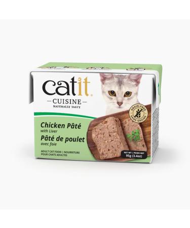 Catit Cuisine Chicken P t with Liver 95 g Cat Food Wet Cat Food Cat Food Wet Nourriture Pour Chat Cat Wet Food Chat Kitten Food Kitten Wet Food Canned Cat Food Nourriture Chat Wet Food Cat