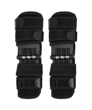 Buy Sports Knee Pads - Elastic Joint Support for Hiking Climbing & Mountaineering - 2 Piece Set with Reinforcement Spring - Buy Online on GoSupps.com