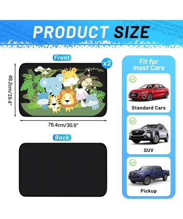 Izoel Magnetic Sun Protection Curtain for Car - UV & Heat Reflective Privacy Guardian for Babies & Children - Universal Fit for Cars SUVs & Trucks - Buy Online on GoSupps.com