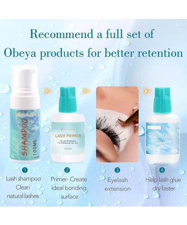 Obeyalash 15ml Eyelash Extension Primer for Cleaner Lashes & Stronger Adhesive Bonding | Clear Lash Primer for Longer Retention - Buy Online on GoSupps.com