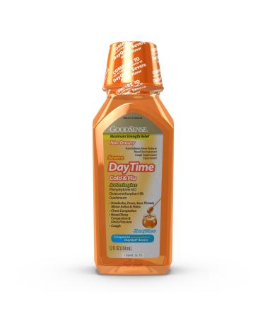 GoodSense Daytime Honey Flavor Severe Cold and Flu Relief Liquid Medicine
