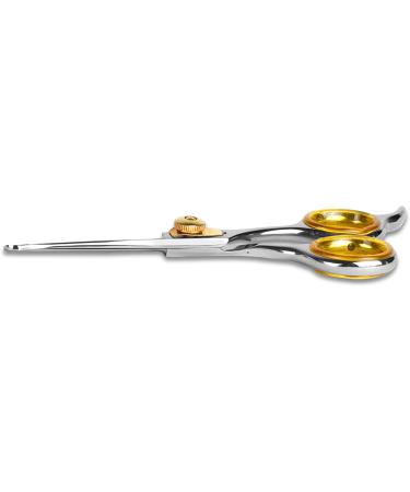 Sharf Dog Grooming Scissors - Gold Touch 4.5 Inch Ear and Nose Pet Shear with Safety Round Tip - Buy Online on GoSupps.com