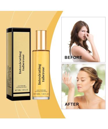 Perfumes for Women Charming Eau de Toilette-tuberose Luxury Long Lasting Eau De Parfum Sweet Beauty Products Suitable for Special Occasions Gift for Her 50ml 3.7x12.3cm Yellow - Buy Online on GoSupps.com