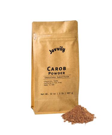 Jovvily Carob Powder - 2 lb - Milkshakes - Smoothies - Baked Goods 2 Pound