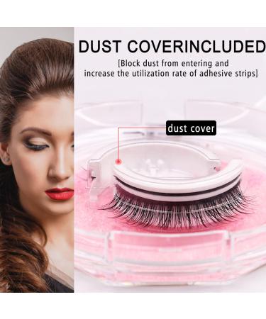 Self Adhesive Eyelashes - 3 Pairs Reusable Waterproof False Eyelashes | No Glue Natural Look Non-Slip Design - Shop Now - Buy Online on GoSupps.com