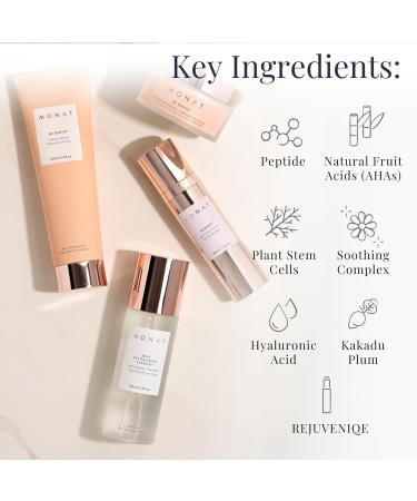 MONAT BE GENTLE Skincare System | Nourishing Cleanser Anti-Aging Nectar & Moisturizer for Sensitive Skin - Shop Internationally - Buy Online on GoSupps.com