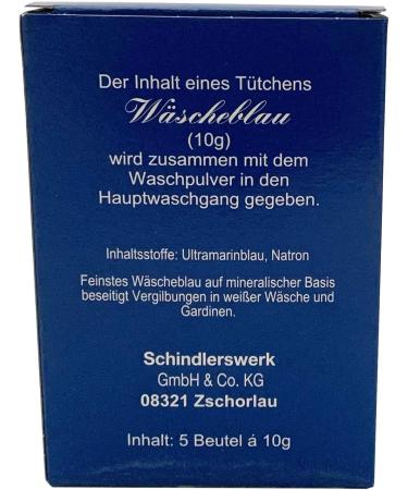 Buy 6 Packs of Ultramarin Blue Laundry Blau - 30 Bags Removes Yellowing for Snow White Laundry & Curtains - Best International Shipping - Buy Online on GoSupps.com