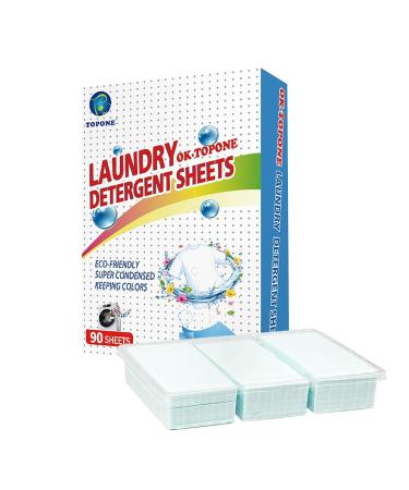 Laundry Tablets Eco-Friendly Ultra Concentrated Laundry Strips Nano Deep Decontamination Hand Care 180 Pieces