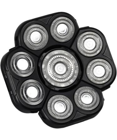 Premium Replacement Cheese Heads for Men - Extreme Speed 9-Head Double Ring Universal Attachments for Body Hair Trimmers - Buy Online on GoSupps.com