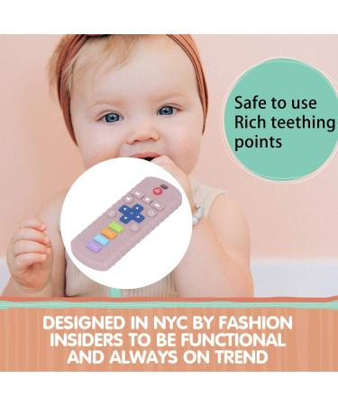 Baby Teething Toy for Relief and Anxiety Control - Soft Silicone for Baby Shower (Light Purple) - Buy Online on GoSupps.com