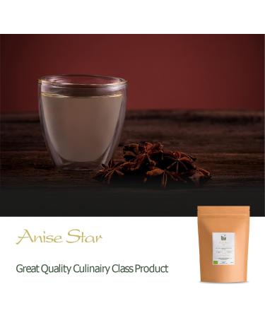 Organic Anise Star Seed Tea - Illicium Verum Herbal Infusion 200g - Buy Online on GoSupps.com