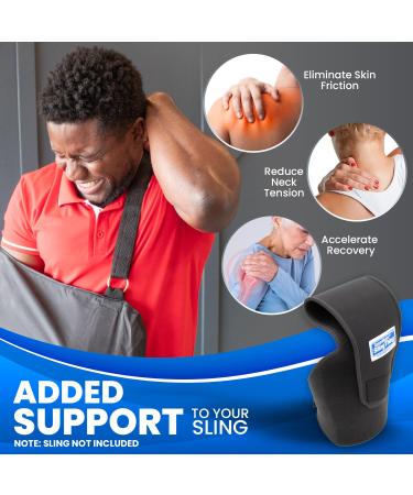 RangeMaster Off The Neck SlingThing - Shoulder Sling for Torn Rotator Cuff Relief & Neck Tension X-Large | International Shipping Available - Buy Online on GoSupps.com
