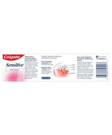 Colgate Sensitive Maximum Strength Sensitive Toothpaste Plus Whitening and Fresh Stripe 6 oz 6 Ounce (Pack of 1) - Buy Online on GoSupps.com