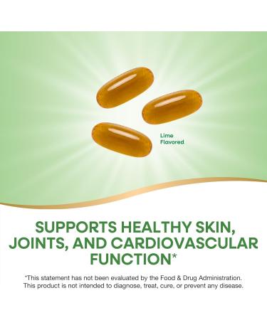 Nature s Way Mega 3/6/9 Omega Blend Supports Healthy Skin Joints Cardiovascular Function* Fish Flax Borage Oil 90 Lime Flavored Softgels (Packaging May Vary) Pleasant Lime Flavor 90 Count (Pack of 1) - Buy Online on GoSupps.com