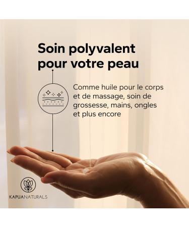  Kapua Naturals Organic hydrolipidic body oil Hyaluronic acid & calendula body oil For firm healthy skin Stretch marks and cellulite Scar care & massage oil - Buy Online on GoSupps.com