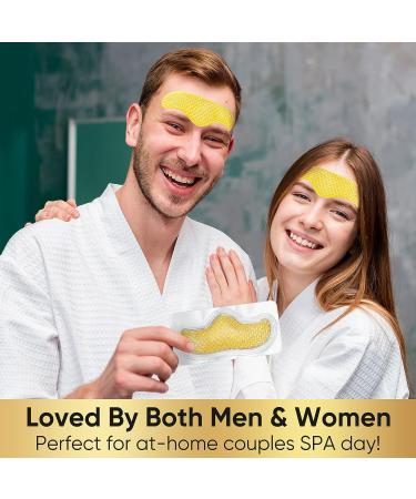 24K Gold Collagen Forehead Wrinkle Patches - Smooth Frown Lines - Buy Online on GoSupps.com
