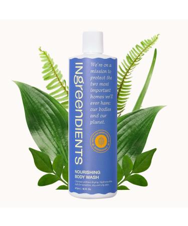 Non Toxic and Vegan Body Wash With Organic Ingredients - Moisturizing For Dry and Sensitive Skin Natural and Organic Paraben Free Cruelty Free Gluten Free Sulfate Free (16 FL. OZ)