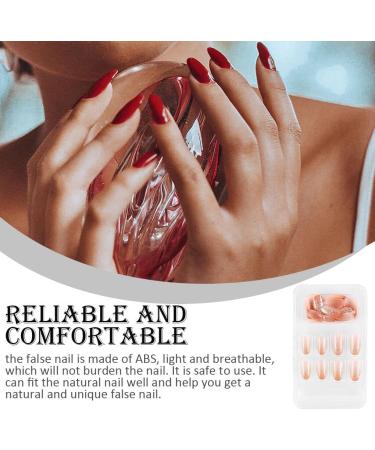 dijiusidy False Nail Fashionable Various Shapes Fingernail Full Coverage Strong Viscosity Adjustable Paster for Manicure Art 23 F741 23 1 count (Pack of 1) - Buy Online on GoSupps.com