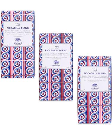  Whittard Whittard | Piccadilly fruity and floral black tea | Black Tea & Hibiscus Flavors - 3 x 25 Tea Filters (150 Gr) | Karkad et Tea Black Tea - Buy Online on GoSupps.com